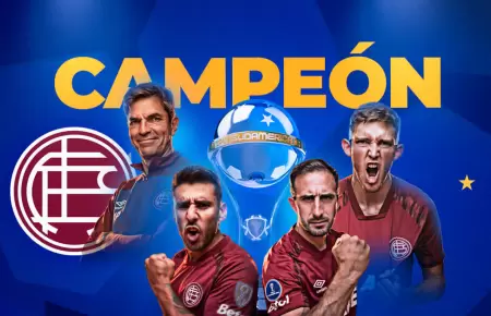 Lans se coron campen de la Copa Sudamericana