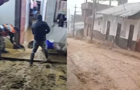 Intensas lluvias en Chachapoyas dejan a familias damnificadas