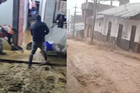 Intensas lluvias en Chachapoyas dejan a familias damnificadas
