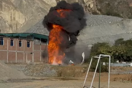 Operativo contra la minera ilegal en Pataz.