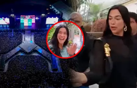 Dua Lipa llega a Lima para su concierto en Estadio San Marcos