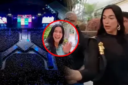 Dua Lipa llega a Lima para su concierto en Estadio San Marcos