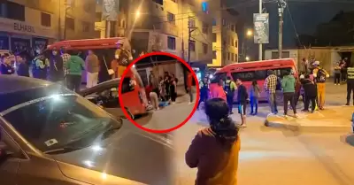 SJM Balean combi de 'Los Rojitos' en pleno estado de emergencia.