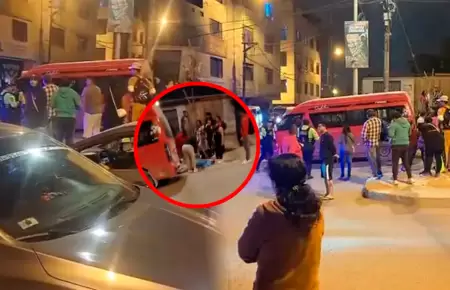 SJM Balean combi de 'Los Rojitos' en pleno estado de emergencia.