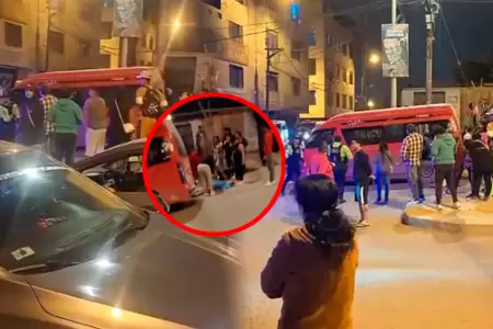 SJM Balean combi de 'Los Rojitos' en pleno estado de emergencia.