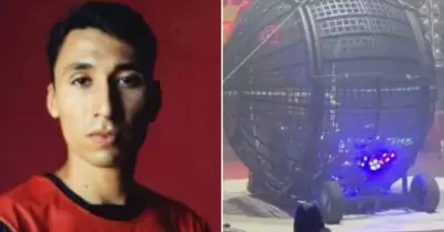 Acrbata muere durante show de motocicletas