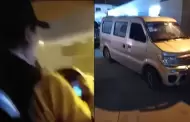 Terror en Carabayllo: Sicario grab el preciso momento del ataque a minivan que dej dos heridos