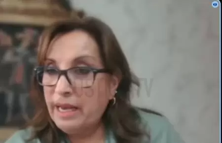 Dina Boluarte.