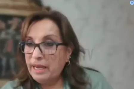 Dina Boluarte.