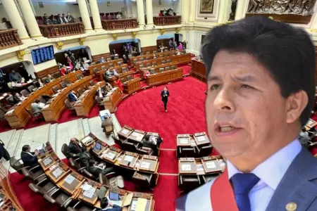 Evaluarn informe final de denuncia constitucional contra Pedro Castillo