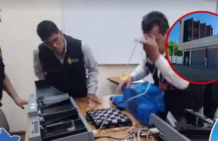 Fiscala allana universidad en Ayacucho