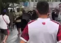 Copa Libertadores: Hinchas de Flamengo y Palmeiras se agarran a golpes en Miraflores a das de la final