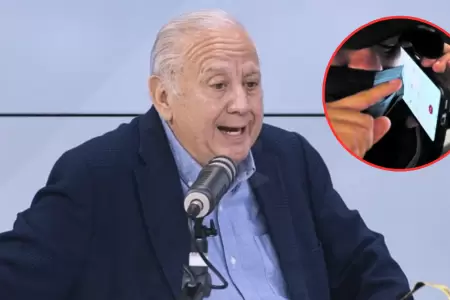 Hernn Garrido Lecca sobre las extorsiones.