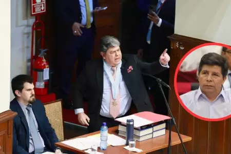 El abogado de Pedro Castillo fue retirado del hemiciclo
