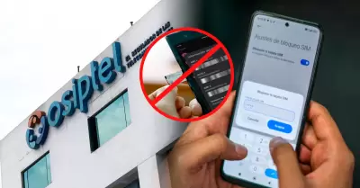 Osiptel bloquear hasta 100 mil celulares semanalmente.