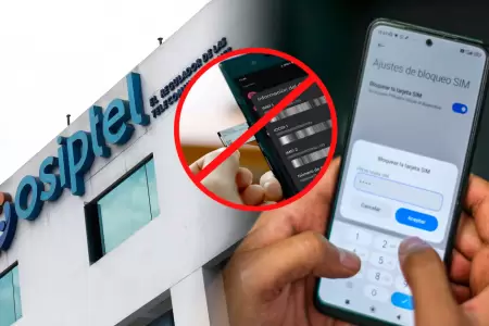 Osiptel bloquear hasta 100 mil celulares semanalmente.