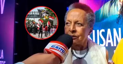 Susana Baca mostr su respaldo a las manifestaciones promovidas por la 'Generaci