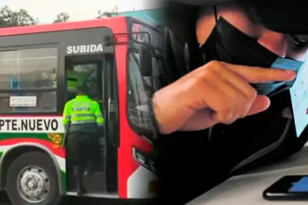 Empresa de transporte sali esta maana con efectivos policiales en los buses