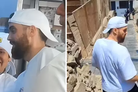 Ibai Llanos visit diversos puntos de Lima