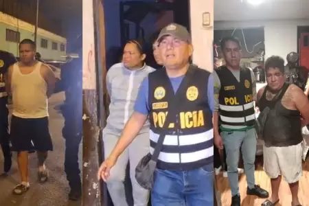 Tres presuntos miembros de 'Los Injertos del R�mac'