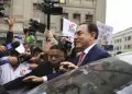 Martn Vizcarra llega hasta la sede judicial para lectura de sentencia: "Contento, tranquilo, satisfecho"
