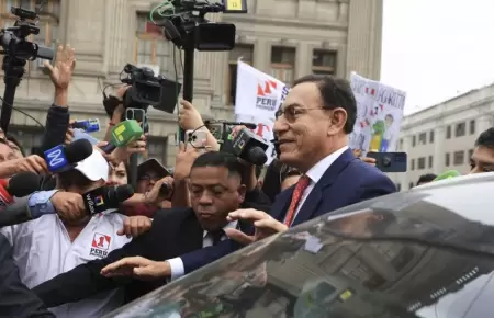 Martn Vizcarra llega a lectura de sentencia