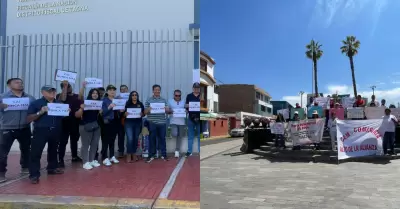 Trabajadores del CEM y del Ministerio Pblico exigen mejoras laborales