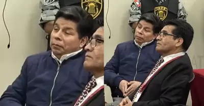As reaccion Pedro Castillo al escuchar su sentencia de 11 aos de prisin.