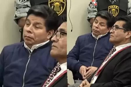 As reaccion Pedro Castillo al escuchar su sentencia de 11 aos de prisin.