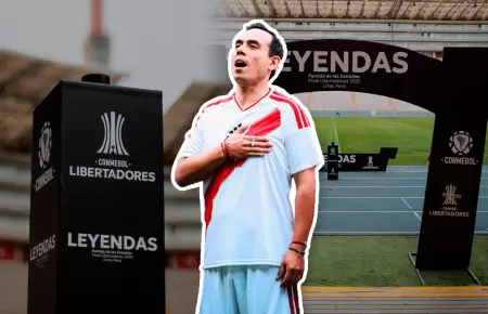 Jos Jer particip brevemente del partido de exhibicin previo a la Final de la