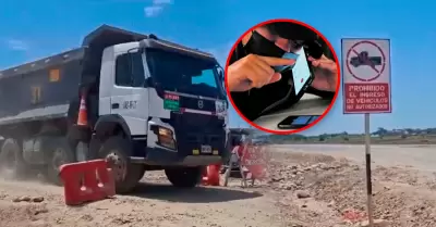 Presunto sindicato de obreros llegaron armados para impedir avance de la obra.