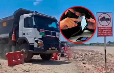 Presunto sindicato de obreros llegaron armados para impedir avance de la obra.