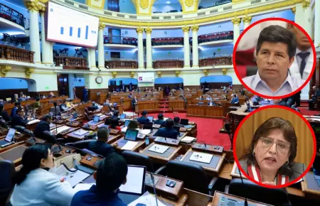 Pleno debatir denuncias constitucionales de Pedro Castillo y Delia Espinoza.