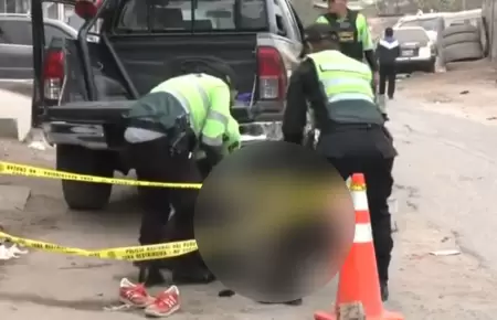 Hombre de 32 aos fue asesinado a balazos en San Juan de Miraflores.