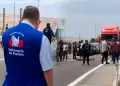 Defensora del Pueblo y Minsa supervisan frontera con Chile ante bloqueo y aumento de migrantes en Tacna
