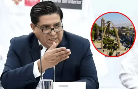 Ministro del Interior anuncia estado de emergencia en Tacna en las prximas hora