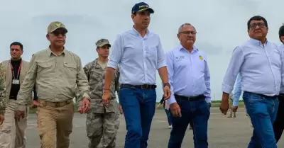 Jos Jer visit Tumbes en medio de la crisis migratoria del pas.