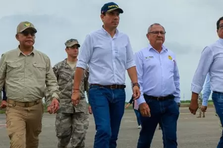 Jos Jer visit Tumbes en medio de la crisis migratoria del pas.