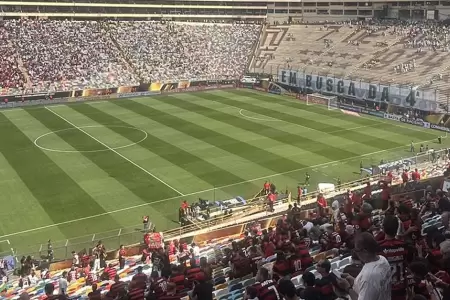 Palmeiras demor su llegada al Estadio Monumental.