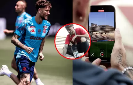 Leo Pereira, futbolista de Flamengo, qued FASCINADO con el estadio Monumental