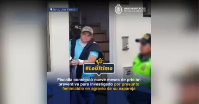 Dictan prisin preventiva contra presunto feminicida