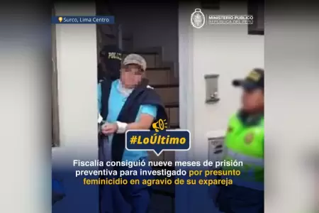 Dictan prisin preventiva contra presunto feminicida