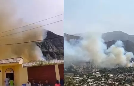 Incendio 29 de noviembre en Chosica