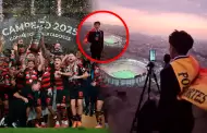 El cerro hecho cabina: joven sorprende con su relato improvisado de la Libertadores frente al Monumental