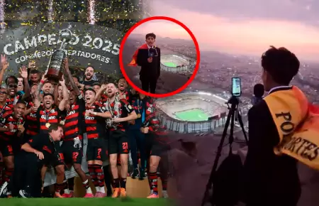 Joven se viraliza con autntica narracin de la Copa Libertadores desde un cerro