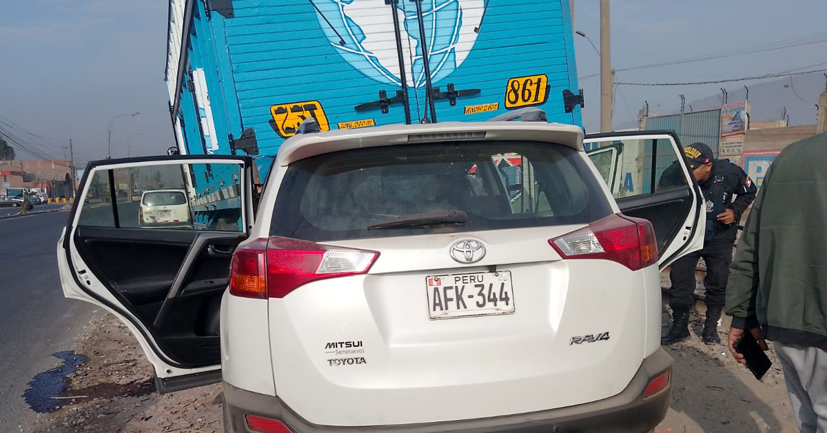 Un fallecido deja un choque en la Carretera Central.