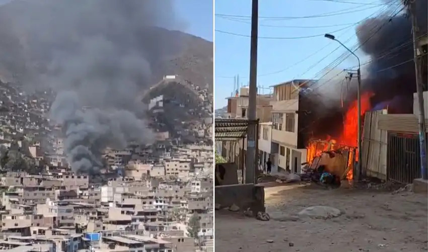 Incendio en el Rmac.