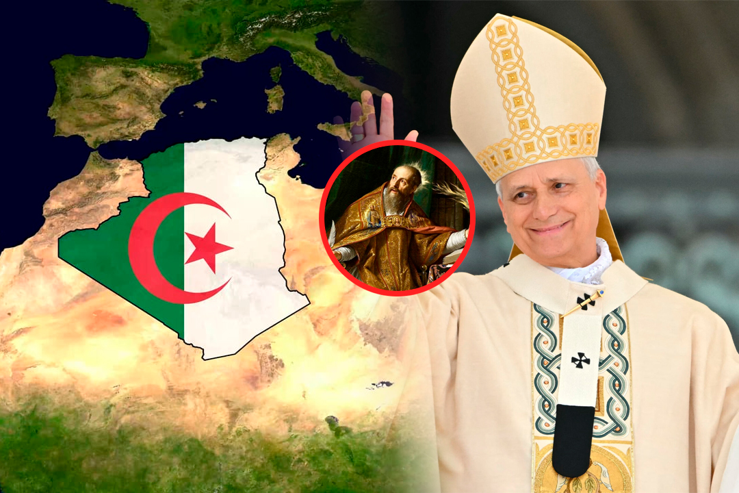 Como parte de la orden de agustinos, Len mostr su deseo que viajar a Argelia.