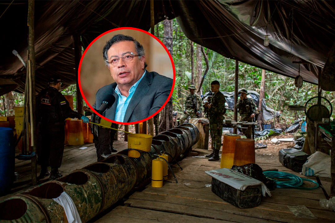 "Sin misiles he destruido en mi gobierno 18.400 laboratorios, venga conmigo y le enseo como se destruyen", dijo Petro a Trump.