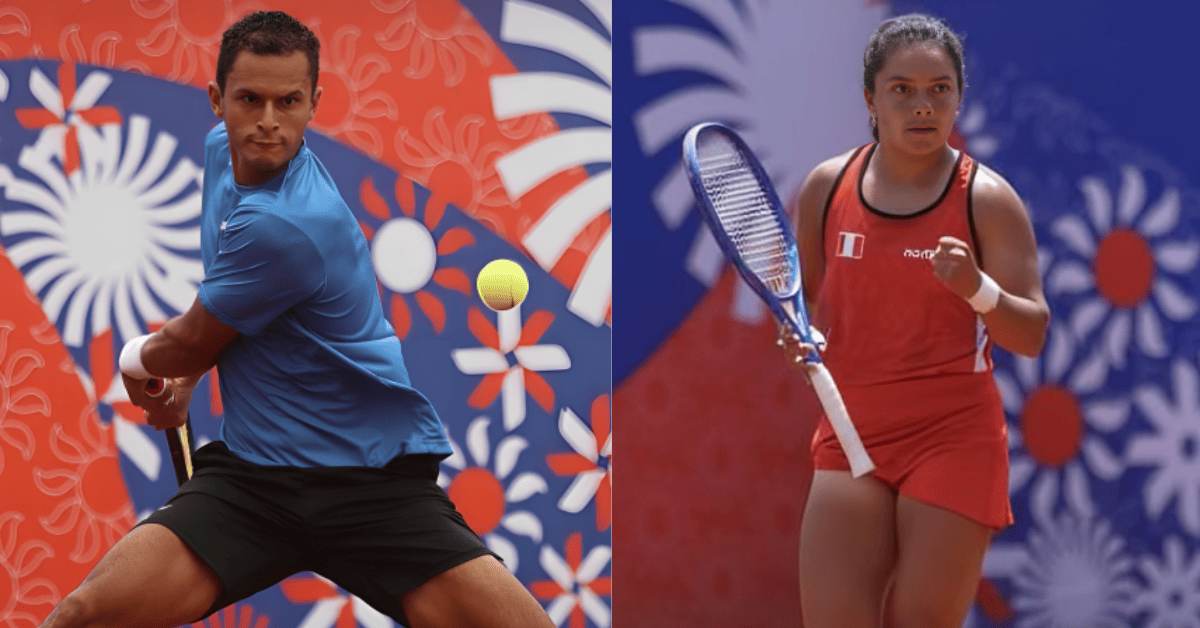 Perú sueña con medallas en tenis en Bolivarianos 2025: Juan Pablo Varillas y Lucciana Pérez a semifinales